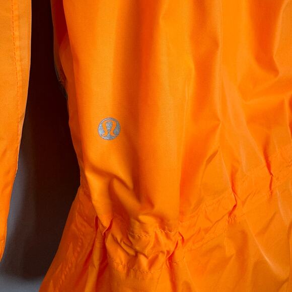 Lululemon Women's Rise And Shine Hooded Zip Vented Jacket Pockets Running Sz 4 - Picture 9 of 14